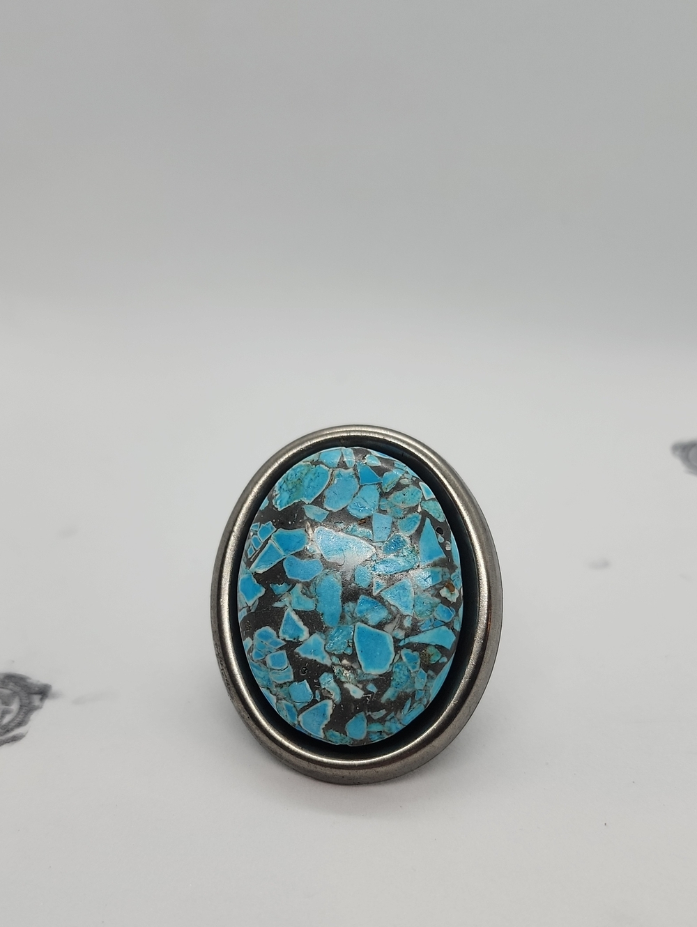 GASOLINE GLAMOUR TURQUOISE MATRIX RING